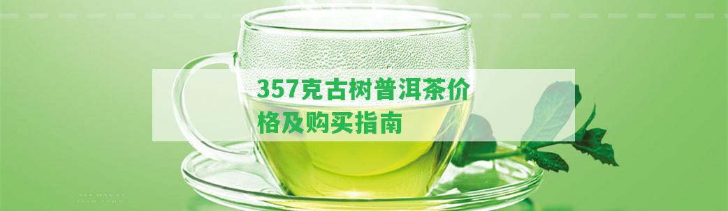 357克古樹普洱茶價格及購買指南